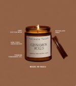 Cinnamon Aromatherapy Candle - Image 4