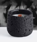 Jesmonite Wooden Wick Candle - Image 4