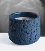 Jesmonite Wooden Wick Candle - Image 3