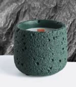 Jesmonite Wooden Wick Candle - Image 7