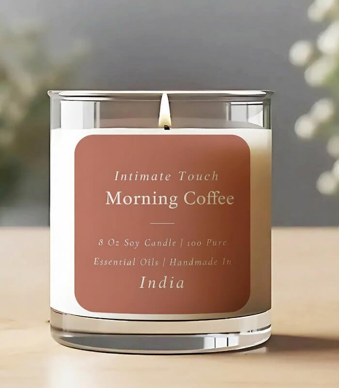 morning coffee candle intimate touch Morning Coffee Container Candle - Image 1