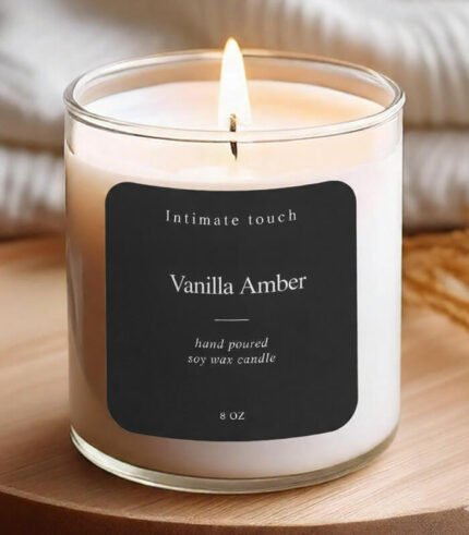 Vanilla Amber Container Candle